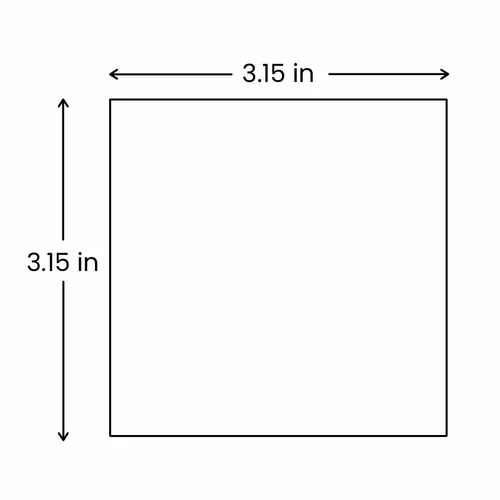 3.15 x 3.15 in